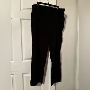 Apt 9 straight leg slacks trousers black 18w women office